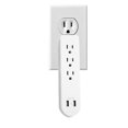thumbnail image 1 of Versatile Multi Outlet AC Plus Fast USB Charger With Surge Protection by VistaShops, 1 of 2