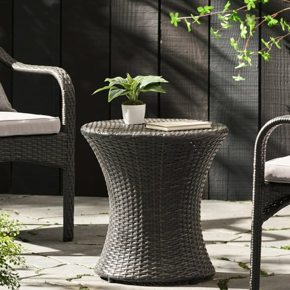 Versatile Outdoor Side Table - Protected , 20.29" D Convenient Waterproof , Space, H