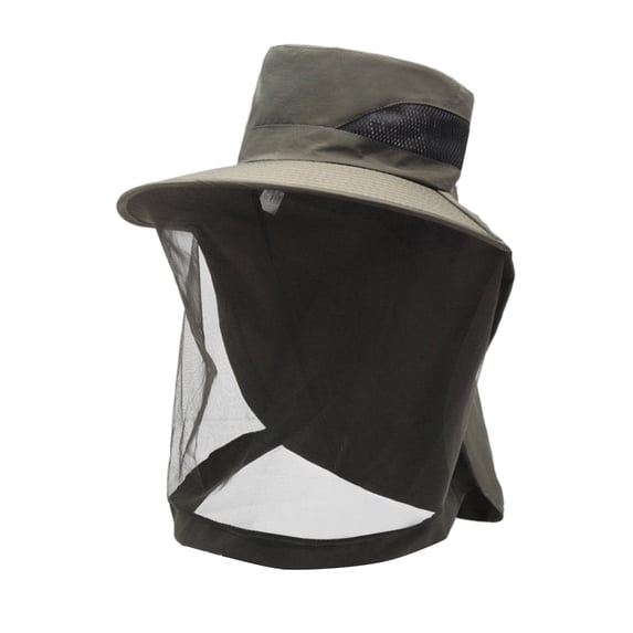 Versatile Outdoor Sun Hat with Protective Netting for Fishing Hiking and All Season Adventures