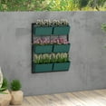 Versatile Outsunny 3Tier Wall Planter with 6 Beautiful Pots Perfect