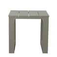 thumbnail image 1 of Versatile Patio End Table - Neutral Tones, Modern Geometric Pattern - Rust-Resistant Aluminum, Scratch and Weather-Resistant, 1 of 4