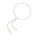 thumbnail image 1 of Versatile Pearls Lariat Necklace Pullable Neckchain Accessory for Party Attire, 1 of 10