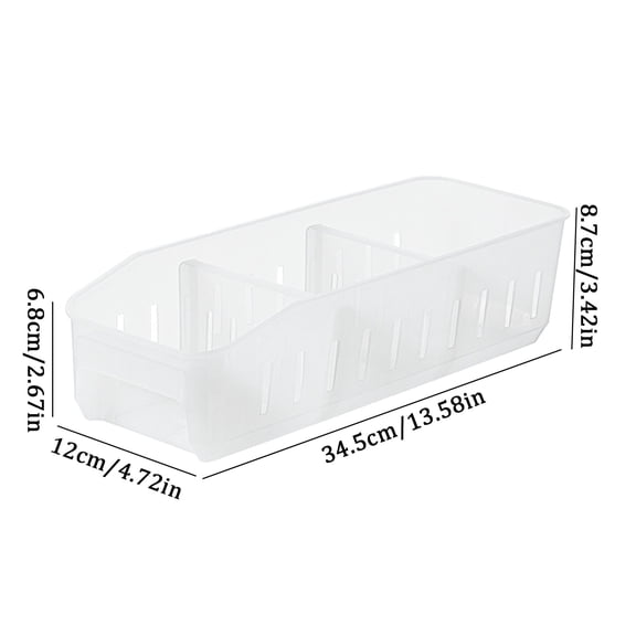 Versatile Plastic Drawer Organizer Set – Non-Slip Silicone Padded Dividers for Office Supplies, Makeup Vanity, and Clutter Control