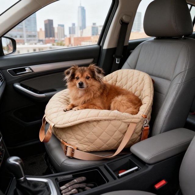 Versatile Quilted Convertible Handheld Tote Travel Bed for Small Dogs and Cats Functional Pet