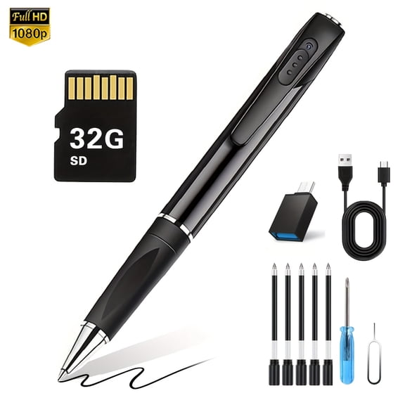 This Is a Versatile Recording Pen That Features a Mini Camera And Serves As a Portable Digital Recorder. It Is Designed for Professional Use in Business Settings