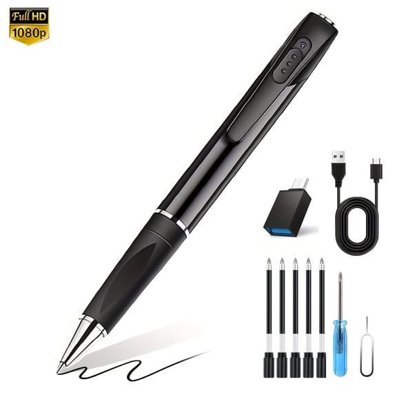 This Is a Versatile Recording Pen That Features a Mini Camera And Serves As a Portable Digital Recorder. It Is Designed for Professional Use in Business Settings