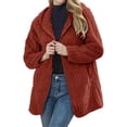 thumbnail image 1 of Versatile Reversible Hooded Jacket for Everyday Wear Lightweight Cozy Open Front Cardigan Outerwear for Spring and Fall Women's Bomber Jacket Casual Coat, 1 of 5