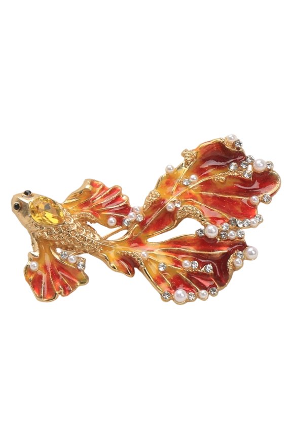 Versatile Rhinestone Fish Pin for Daily Wear to Formal in Stylish Designs