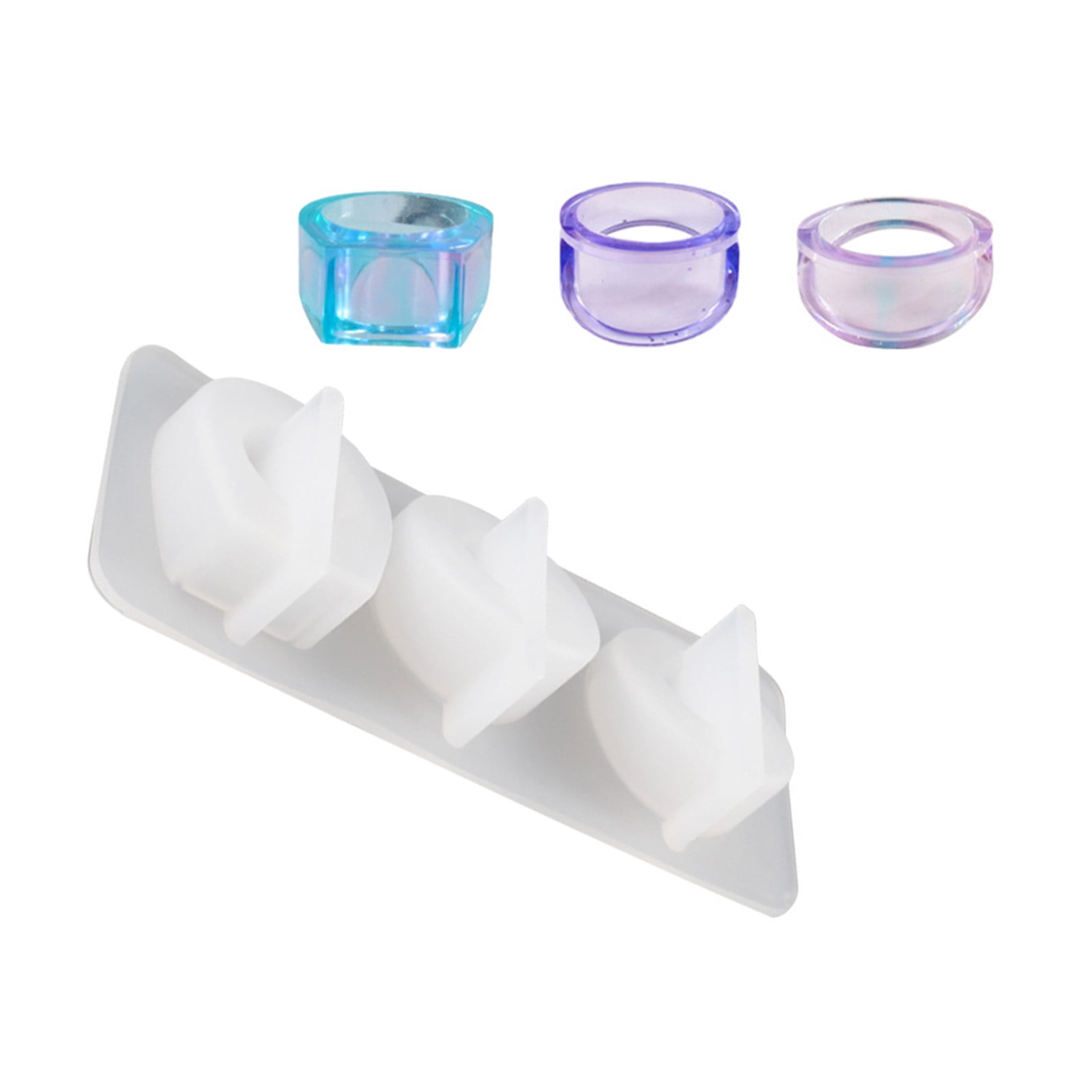 Versatile Rings Crafting Molds Flexible Jewelry Making Silicone Molds 3 ...