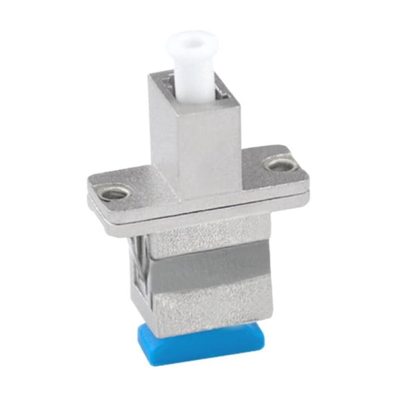 Versatile SC to LC Optical Adapter for Computers and Tablets Silver Color Seamless Integration for Network Expansion