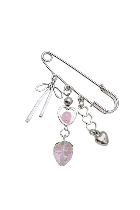 Versatile Safe Pins Charm Removable Designs Portable for Accessories Sturdy Bead and Alloy Materials