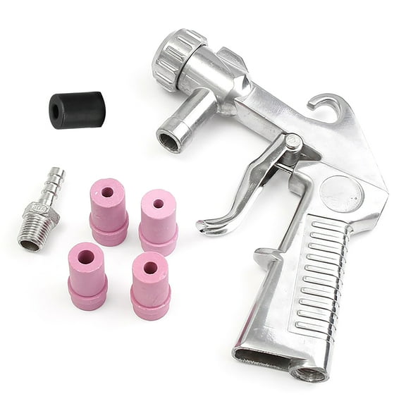 Versatile Sand Blaster Comes with 4 Different Ceramic Nozzles for Efficient Sandblasting and Surface Cleaning