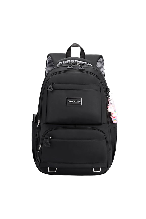 Versatile School Bag Nylon Laptop Backpack for Teenagers Large Capacity Daypack Casual Book Bag Travel Rucksack
