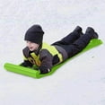 thumbnail image 1 of Versatile All Season Sledding, Rolling Snow Slider, Simple Winter Snow Sled for_K-ids and Adults, 53x18In High Speed Snow Sled Flying Carpet Lightweight Roll Up Snow Sled Portable Snowboards,Green, 1 of 3