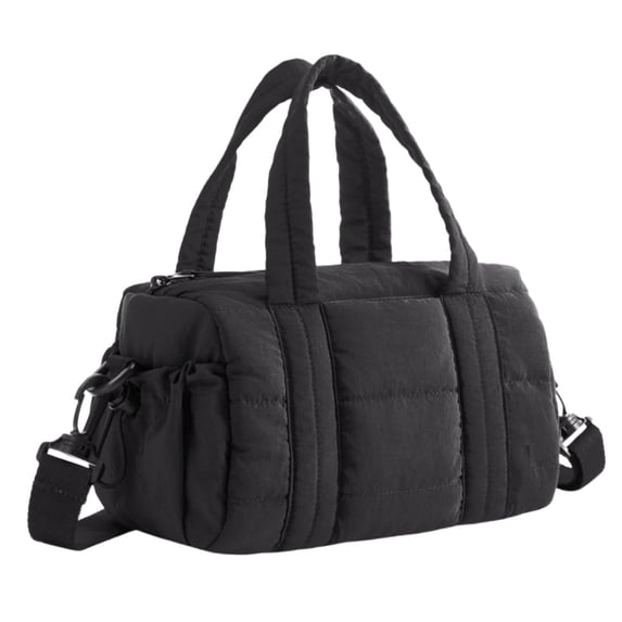 Versatile Shoulder Bag with Removable Strap Compact Mini Gym Crossbody Bag Lightweight Stylish Handbag Design for Women Everyday Use Travel and Sports Storage (9.84"x5.9"x5.9")