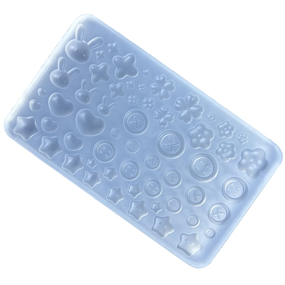 Versatile Silicone Casting Mold Button Accessories Molds Versatile Ornaments Casting Mould Jewelry Making Tool