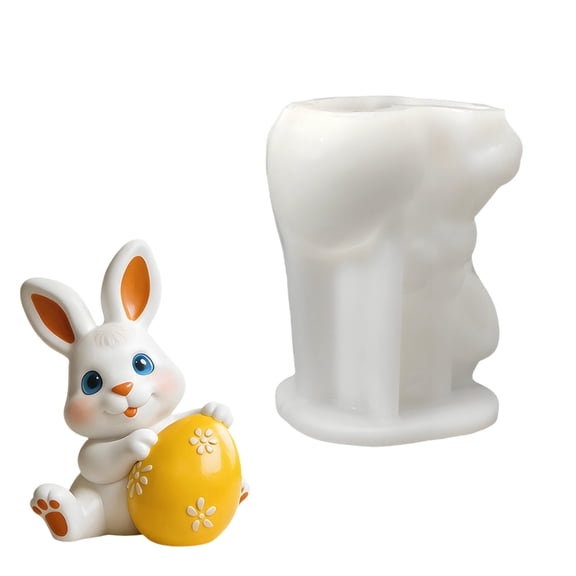Versatile Silicone Easter Eggs Craft Mold for Handmade Soap, Making Art Projects