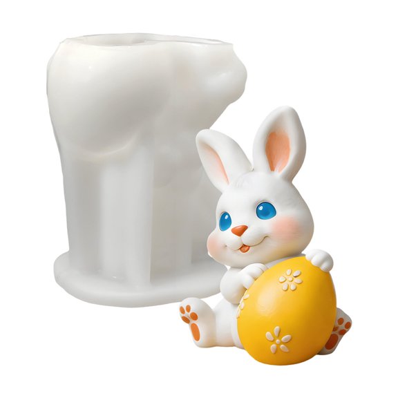 Versatile Silicone Easter Eggs Craft Mold for Handmade Soap, Making Art Projects