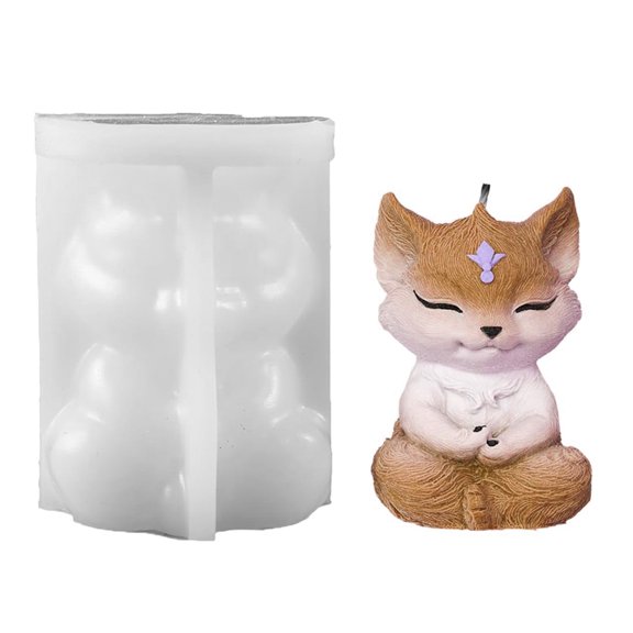 Versatile Silicone Epoxy Casting Mold Foxes Silicone Form for Crafting Scented and Decorative Soap