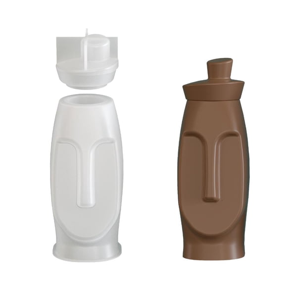 Versatile Silicone Face Mold For Resin Casting Projects Vases Pen Holders Decoration For Home Art Craft Lovers