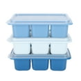 thumbnail image 1 of Versatile Silicone Freezer Molds, Easy Ice Release for Ice, Baby Food Storage, Cold Brew Cubes, and More, with Removable Lids and Portion Control, Dishwasher Safe (3Pcs), 1 of 8