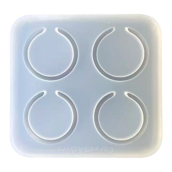 Versatile Silicone Rings Base Mold Suitable For Handmade Earrings Necklaces And Resin Crafts Jewelry Making Tool