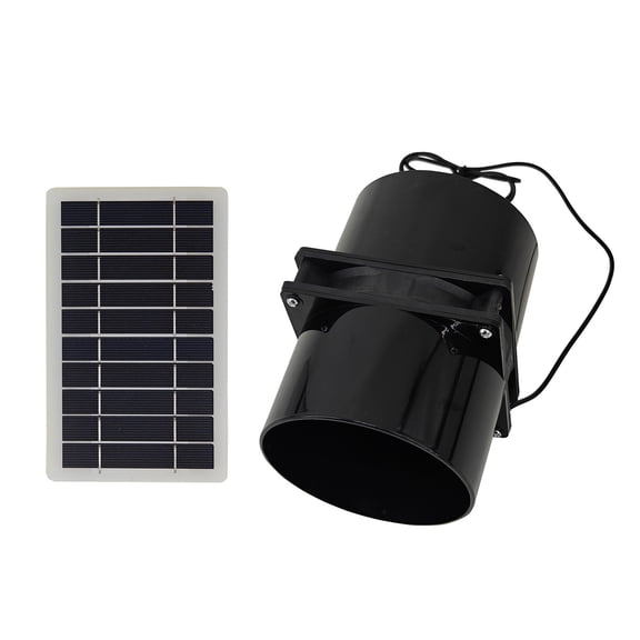 Versatile Solar Exhaust Fan 12V Air Circulation Fan for Enhances Ventilation in Greenhouses and Boats Easy Installation