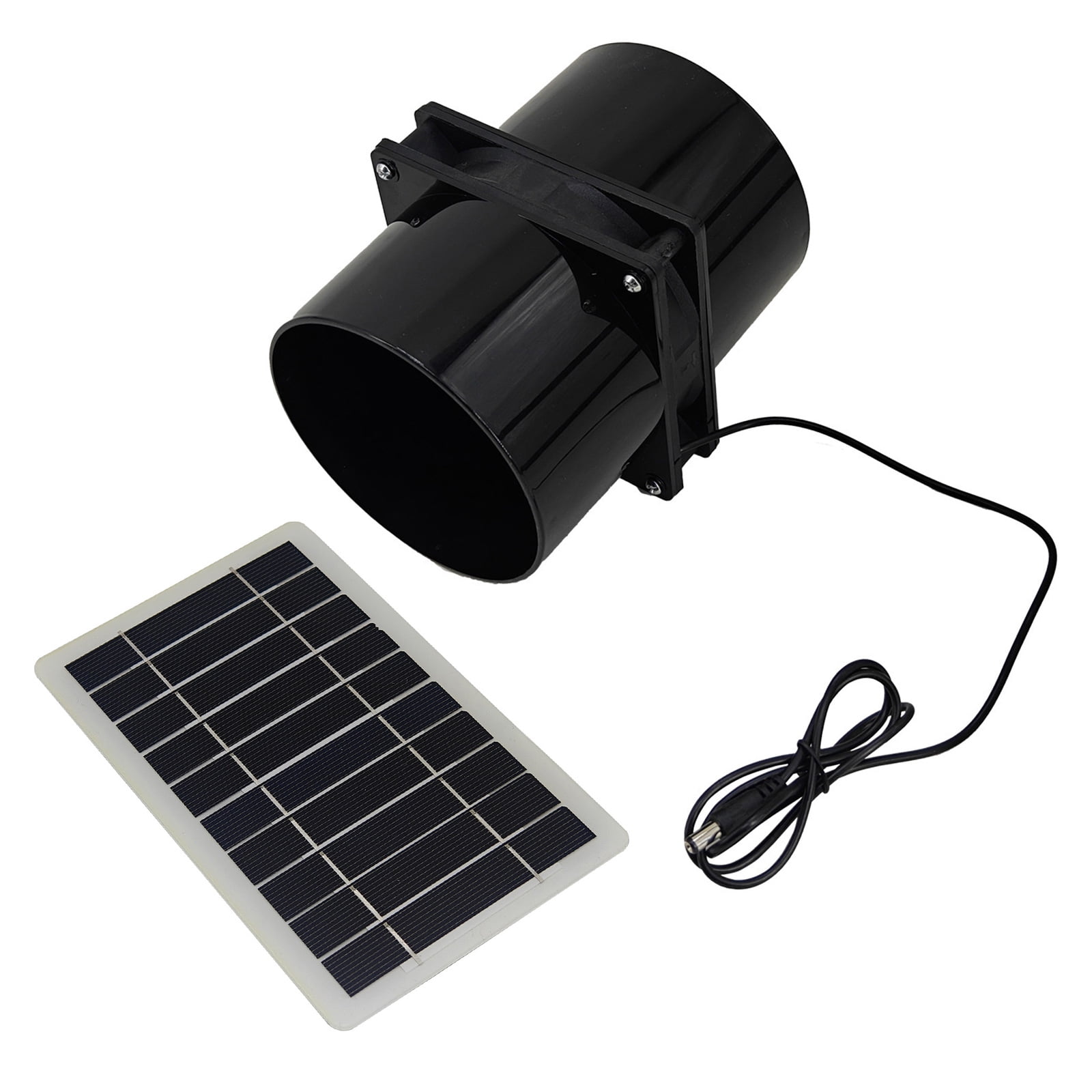 Energy Saving Solar Power Fan 12V Exhaust Fan for Great Air Circulation in Kitchens Bathrooms and Pet Houses