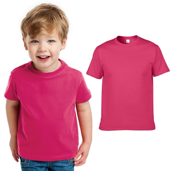 Versatile Solid Color Boys Short Sleeve Top, Basic Crew Neck T‑Shirt For School And Casual Outing