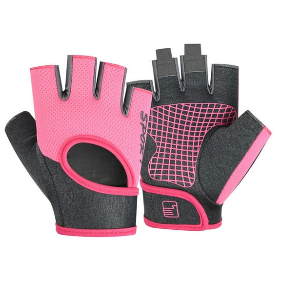 Versatile Sports Fitness Gloves Mittens Half Finger Open Back Design for Workout Training and Handwear Size:L