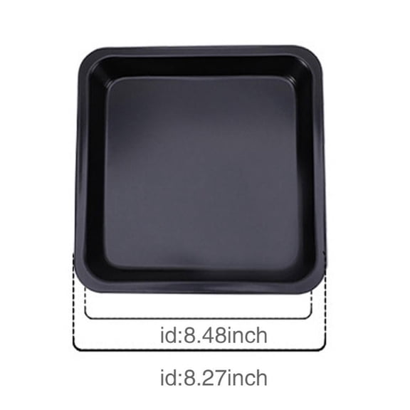 Versatile Square Cake Pan for Desserts Easy to Clean Nonstick Dishwasher Safe Deep Baking Sheet Carbon Steel Even Heating