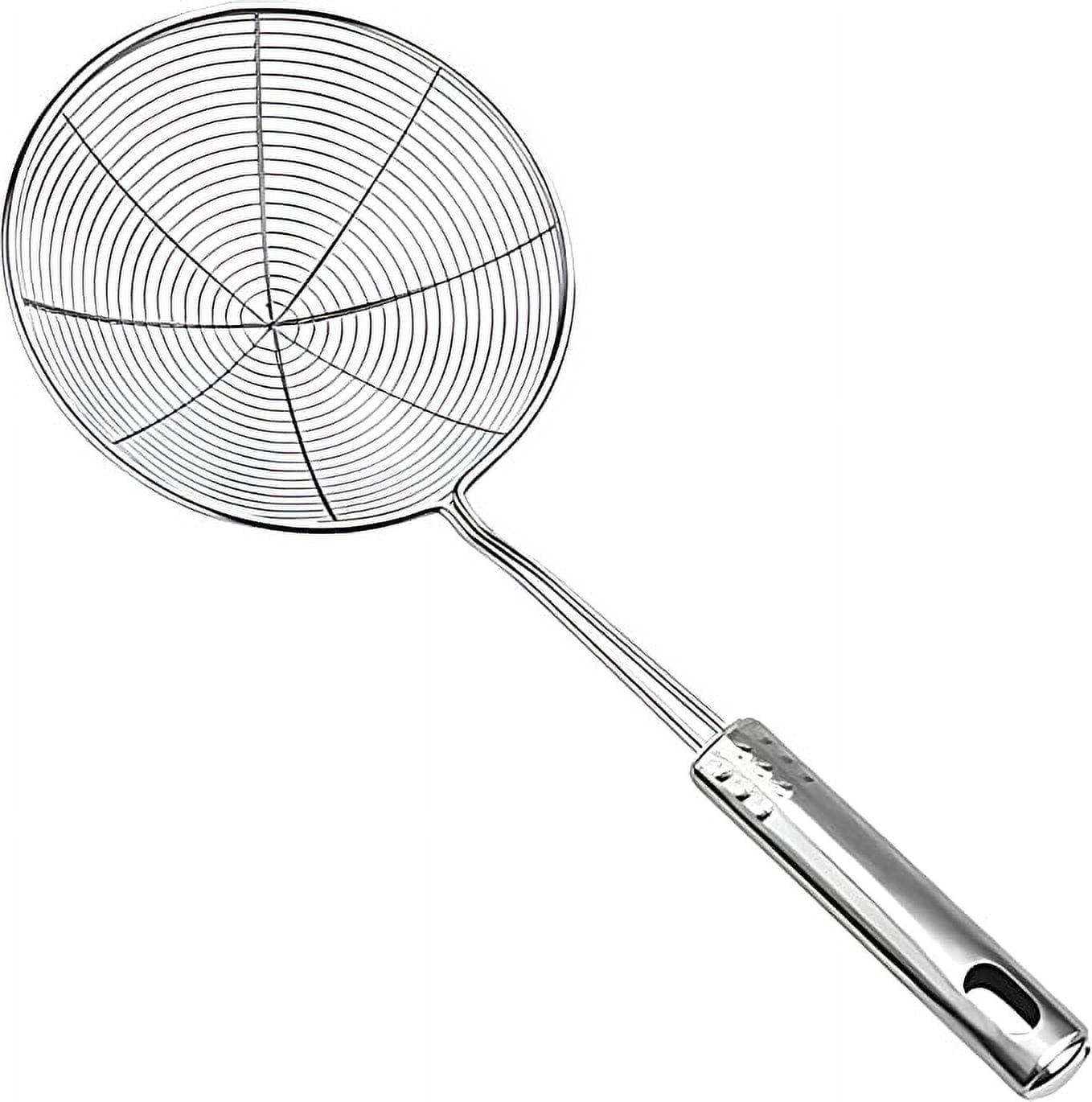 Versatile Stainless Steel Spider Strainer Skimmer Ladle for Cooking and Frying Kitchen Gadgets Wire Strainer Pasta Strainer Spoon 6 Inch Walmart