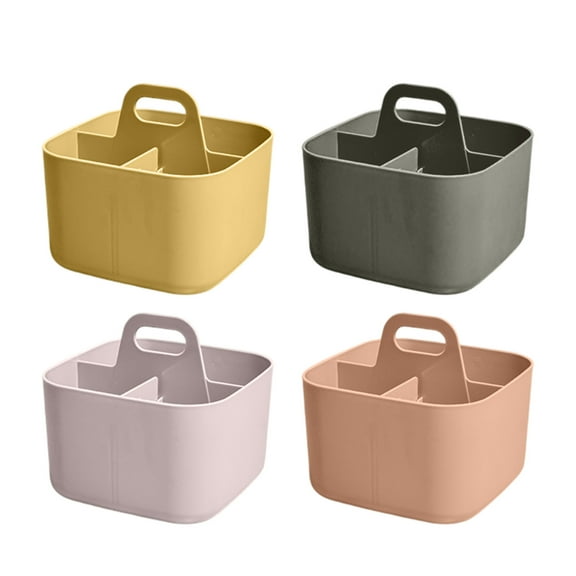 Multiuse Caddy Organizer with Handle - Stackable Tote for Art Craft Supplies Desk Stationery Pen Holder Kitchen Utensil Makeup Bathroom Dorm Organizer