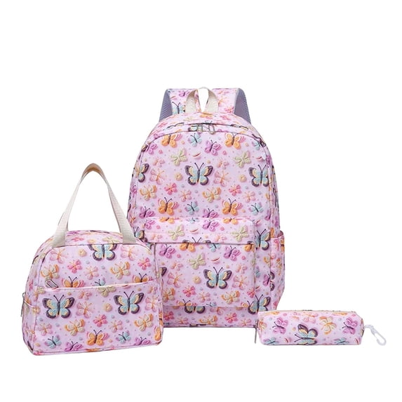 Versatile Student Backpack : Large Capacity Daypack With Insulated Lunch Tote And Portable Pencil for Daily Commute And Campus Use
