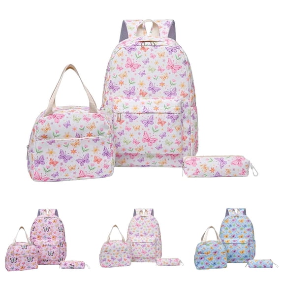 Versatile Student Backpack : Large Capacity Daypack With Insulated Lunch Tote And Portable Pencil for Daily Commute And Campus Use