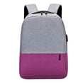 thumbnail image 1 of Versatile Student Backpack for Men Women Color Block Lightweight Large Capacity Backpacks Casual Travel Backpack Purse for Laptop, 1 of 5
