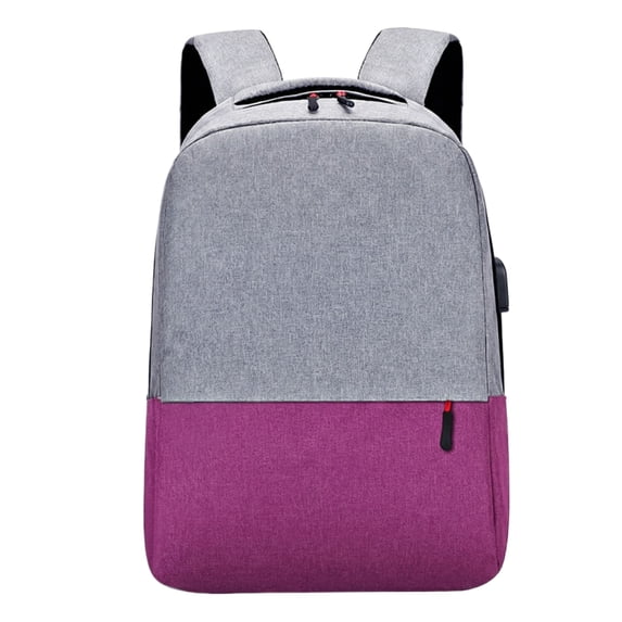 Versatile Student Backpack for Men Women Color Block Lightweight Large Capacity Backpacks Casual Travel Backpack Purse for Laptop