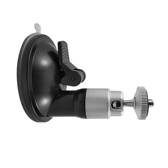 Versatile Suction Cup Car Mount for Sport Cameras 1/4 Inch Screw Camera Mount for Windshield & Window Applications