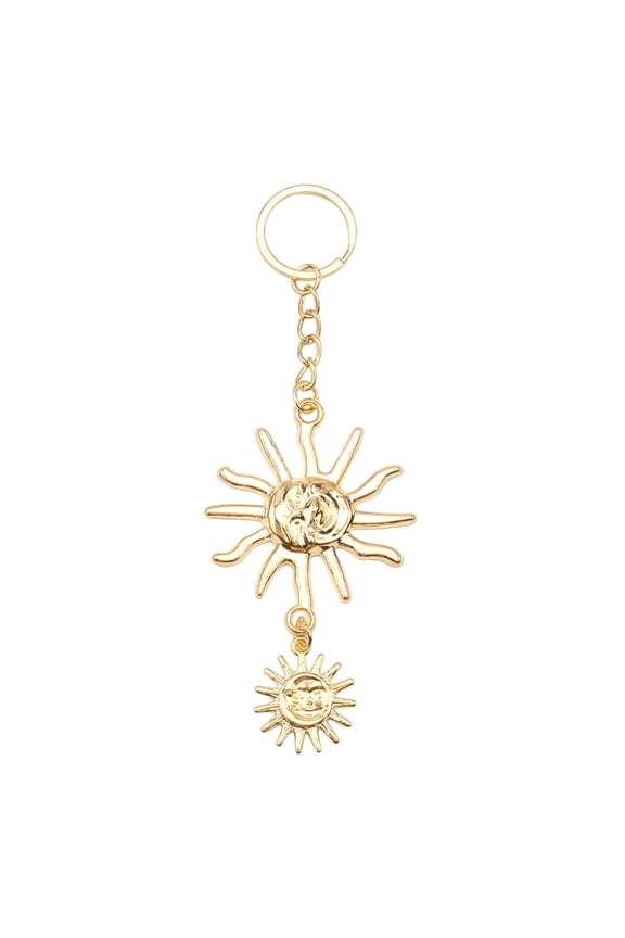 Versatile Sun/ Keychain Trendy Bag Pendant Long Lasting Bag Charm Metal Exquisite Craftsmanship