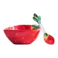 thumbnail image 1 of Tableware Ceramic Bowl Set Hand Painted Versatile Fruit Dish for Kids Home Dining Decorative Serving Kitchen Tableware, 1 of 5