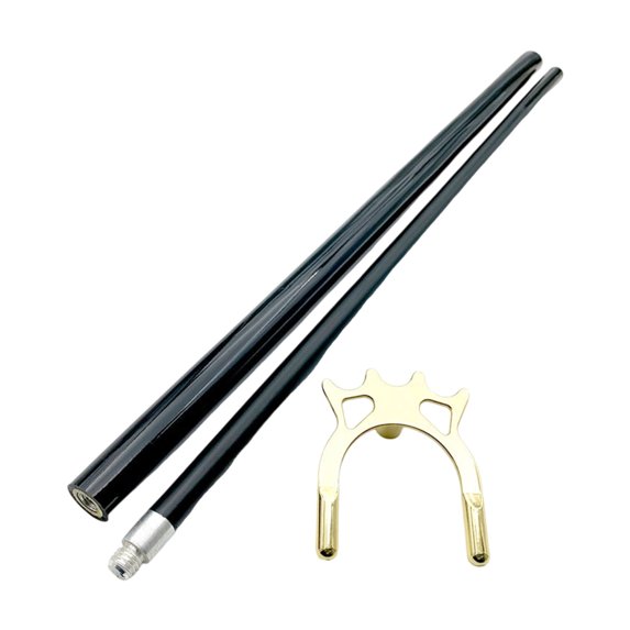 Versatile Telescoping Pool Cue Rest High Lows Fork Stainless Steel Billiard Bridges Rest Tool for Various Skill Levela
