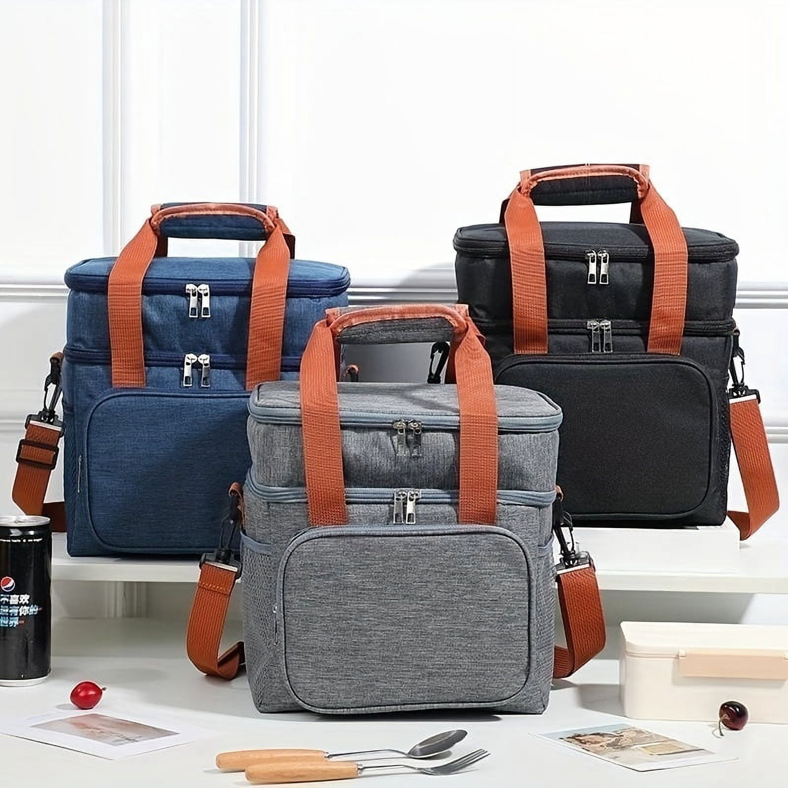 Versatile Thermal Insulated Lunch Bag – Portable & Easy-Clean Cooler ...