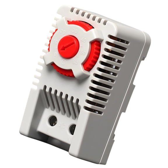 Versatile Thermostat for Enclosures Adjustable 0-60℃ Featuring DIN Rails Installation and