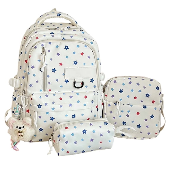 Versatile Three P Piece Backpack for Everyday Use With Spacious Main Compartment Multiple Pockets Design for School Travel And Outdoor Activities