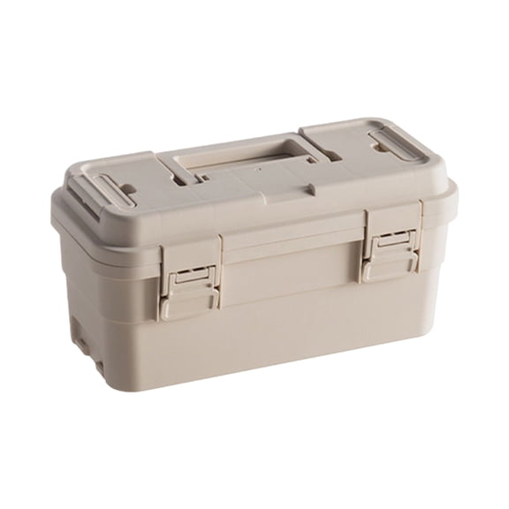 Versatile Tool Box with Compartmentalized Design and Secure Closure for Home Camping in 6.5L & 4L Sizes