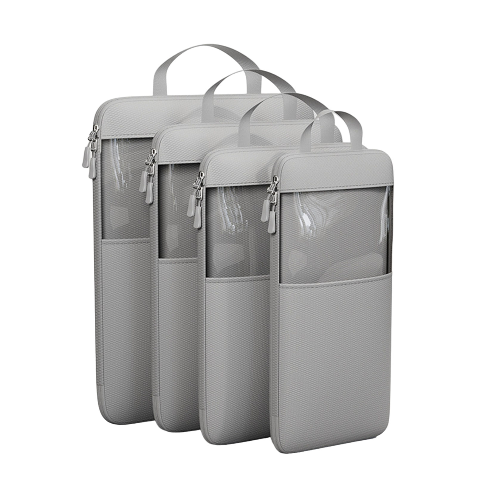 Versatile Travel Organizers Compression Packing Cubes for Easy Storage Multiple Size Clothing and Shoe Storage Bags