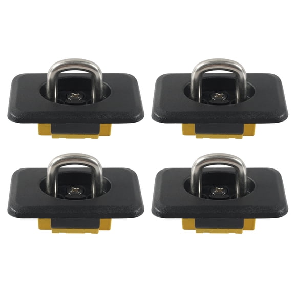 Versatile Truck Bed Tie Downs Anchors with Retractable Rings Easy Install Retractable Rings Anchors for Secure Hauling