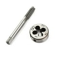 thumbnail image 1 of Versatile UN 3/8 20 HSS BSW Pipe Tap and Die Set High Quality Thread Cutting, 1 of 8
