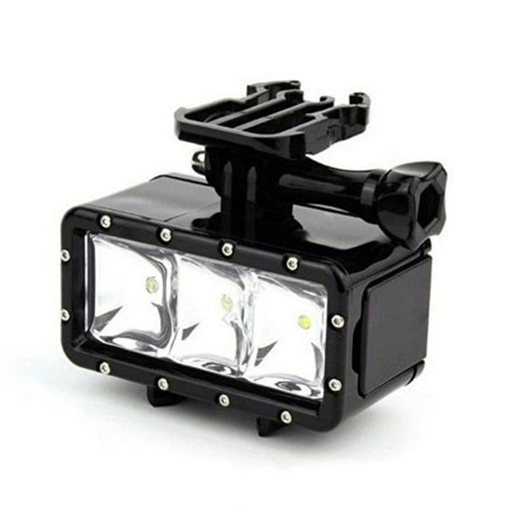 Versatile Underwater LED Light 3W, 5500K-6000K, Long Runtime for Diving with Xiaomi Yi & GoPro Heroes