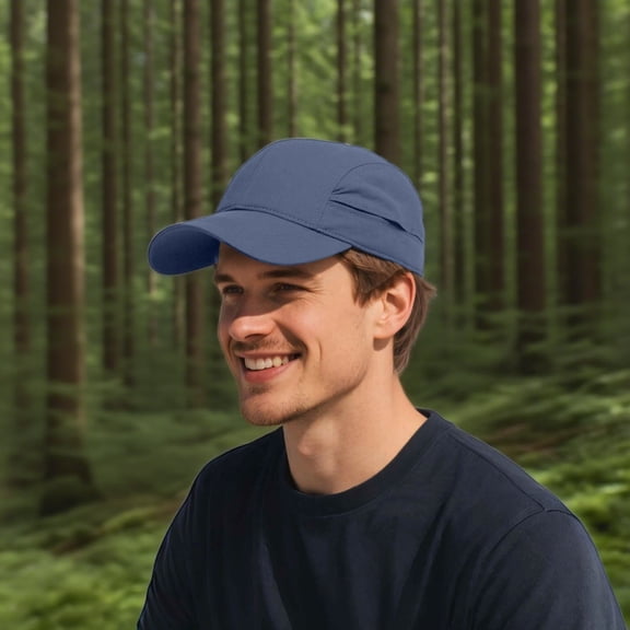 Versatile Unisex Sun Visor For Outdoor Activities Baseball Cap Style For Running Hiking Leisure All Seasons, M, Blue